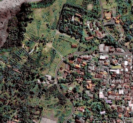 Un pueblo de Indonesia